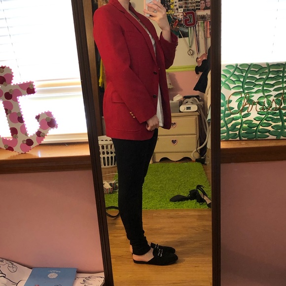 Formal Red Blazer - Picture 5 of 5
